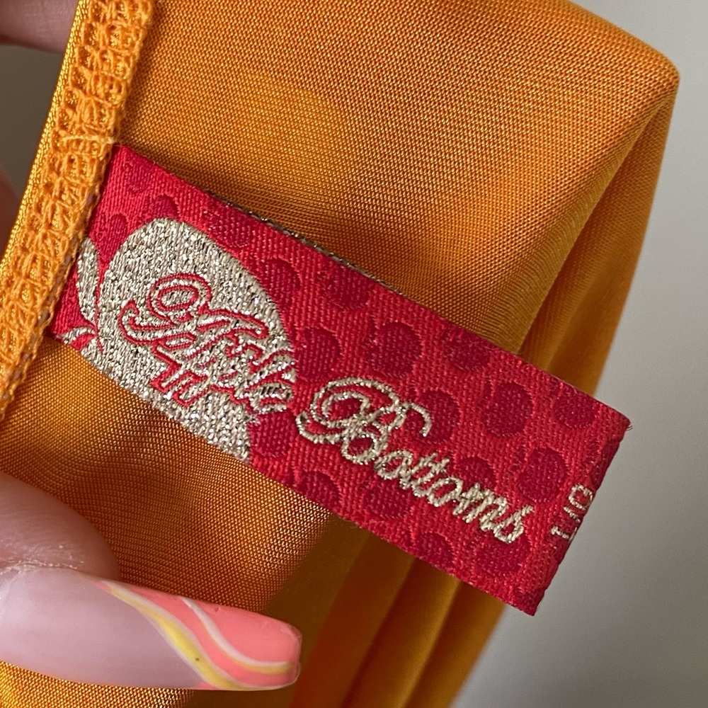 🧸 Apple Bottoms Orange Mini Dress with Gold Accents - Picture 10 of 10